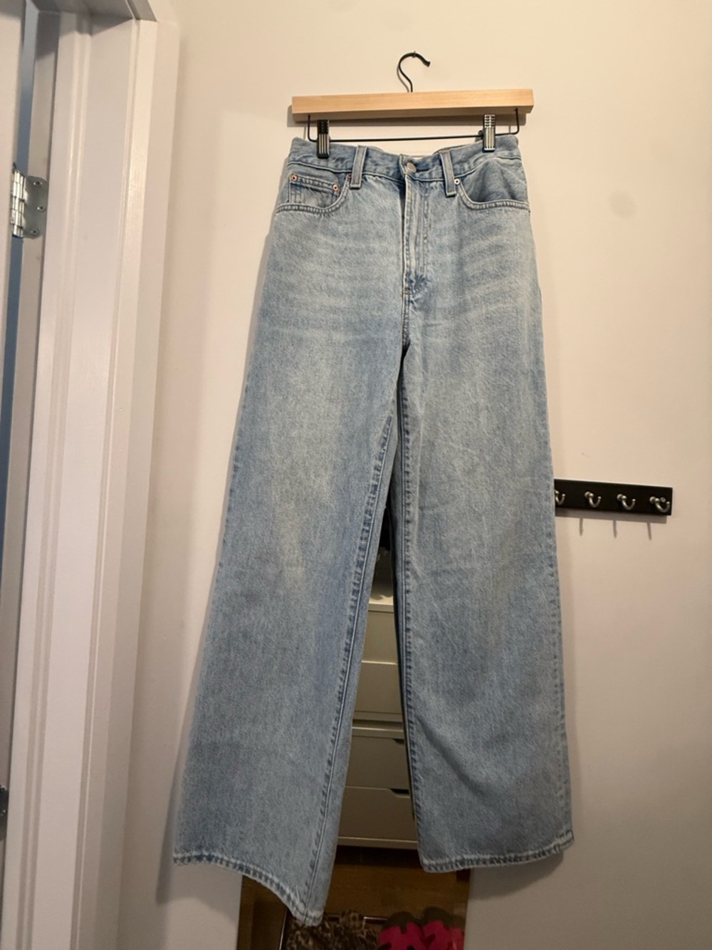Denim forum, Farrah high rise wide leg 26